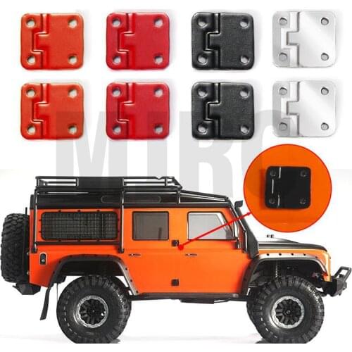 4PCS Trx 4 Colored Metal Door Hinge for 1:10 RC Track Truck Traxxas TRX-4 Defender TRX4 Lily Page