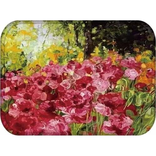 40x60cm Cute Diy Print Floor Mat Bathroom Ground Mat Slip Door Bath Pad Rug Living Room Kitchen Carpet Home Decor Sun Flower