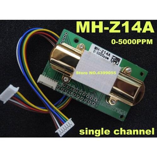 50PCS) MH-Z14A MH Z14 NDIR infrared carbon dioxide sensor module