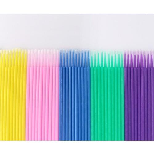 50Pcs/bag Disposable Eyelash swabs Eyelashes Extension Individual Lash Removing Swab Micro Brush For Eyelash Eyeliner clean