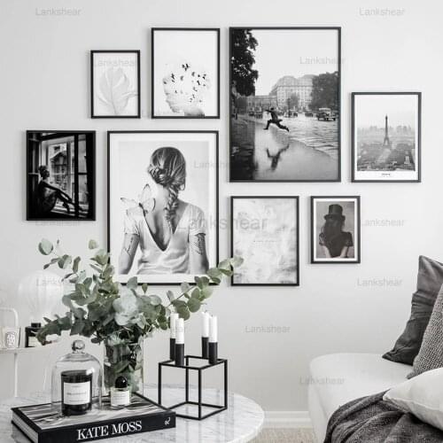 Abstract Dreamer Wall Art Print Stylish Black and White Photo Modern Room Decoration Home Decor Posters Canvas Painting