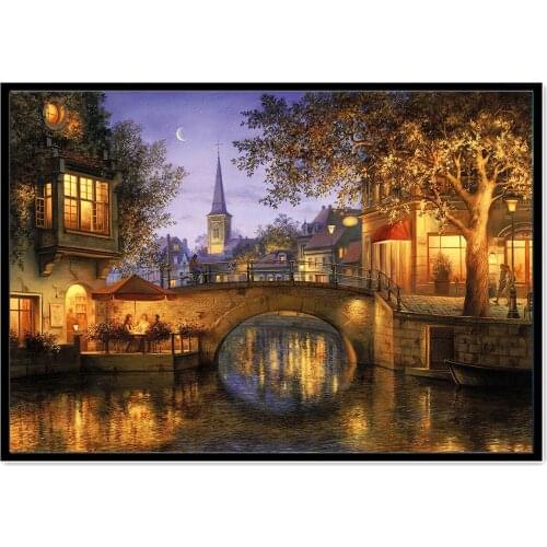 5d New Diamond Painting Diy Various Landscape Diamond Mosaic Forest Building Cross Stitch Kit Wall Decoration Handmade Gift