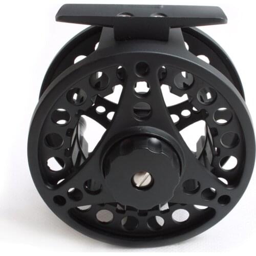 Aluminum Fishing Fly Reel 2/3WT Diameter 68mm Fit Left Right Hand - Black