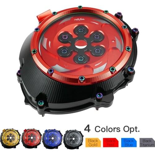 Racing Clear Clutch Cover Spring Retainer Pressure Plate Billet Alloy for BMW S1000RR S1000R S1000XR HP4 2009-2017 2018 2019