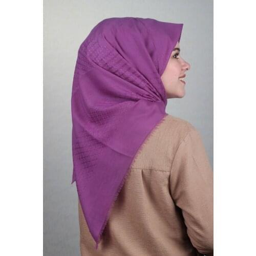 İPEKTEN SOLID COLOR FİLELİ COTTON SCARF-DESEN-01-RENK-01