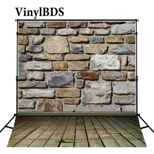 VinylBDS brick wall background photography stone is land wood floor backdrops fotografia backgrounds for photo