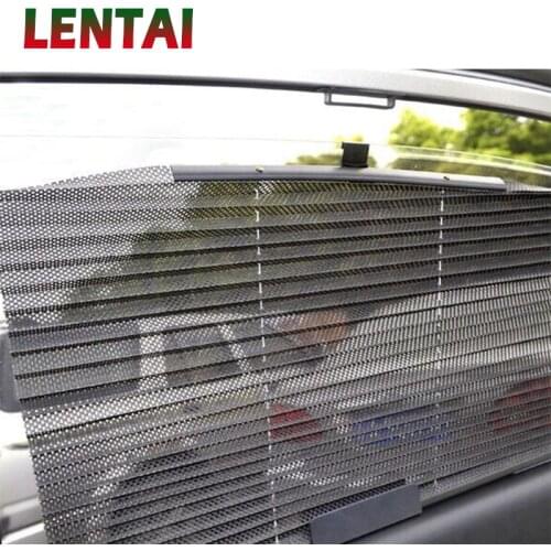 LENTAI For Ford focus 2 3 mk2 fiesta ranger mondeo mk4 Fiat 500 punto Saab 1PC Car pleated curtains Automatic folding sun shade