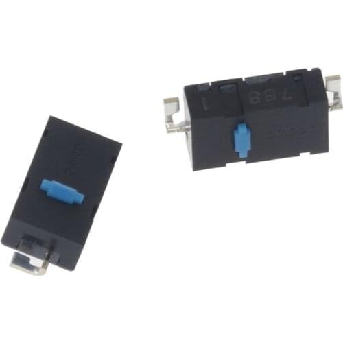 2 Pcs Original Mouse Micro Switch Mouse Button Blue Dot Side Button for Anywhere MX M905 G502 G900 ZIP