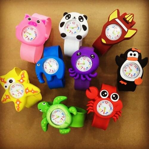 Cartoon Children Watch Activities Sea Animals Unicorn Penguin Children Cartoon Slap Circle Kindergarten Children Gifts