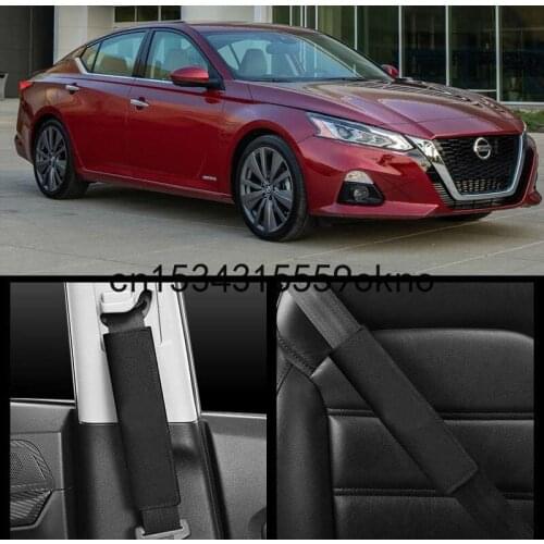 Car Interior Seat Belt Shoulder Protector For Nissan BlueBird JUKE KICKS MARCH MAXIMA Murano Navara PATROL Qashqai X-Trail