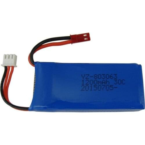 7.4V 1200mAH Original Exhibition billion tarantula X6 remote quadrocopter lithium battery 7.4V 1200mAH YZ 803063 30C