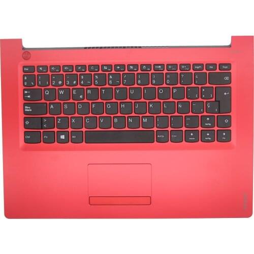 Applicable To The New Lenovo Xiaoxin Ideapad 310-14 Palm Pad Keyboard Spanish Red 5CB0l35788