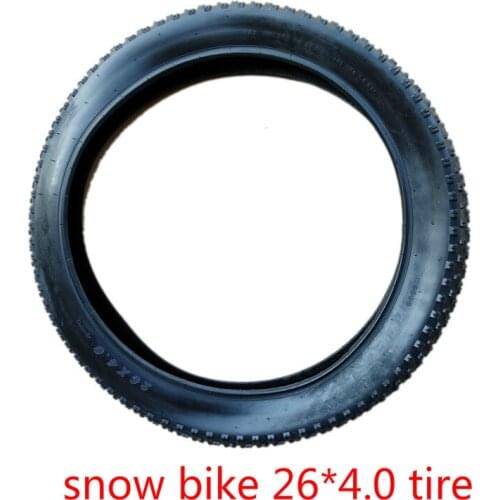Snow Bike Tires ATV Tires 26*4.0 Bicycle Wide Tires Mountain Bike Fat Tires Snow Tires