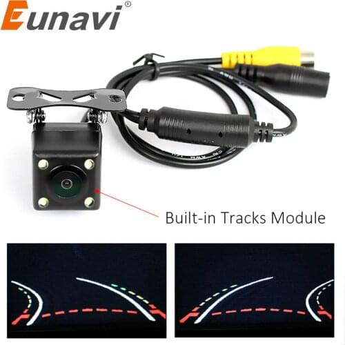 Eunavi Auto Parking Assistance Intelligent Trajectory Tracks Rear View Camera Reverse Backup Camera With Variable Parking Line