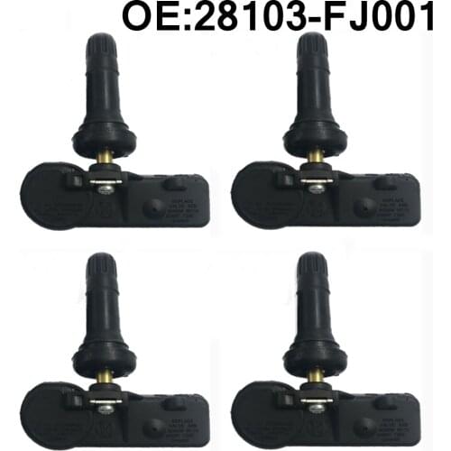 4 pcs new car tpms Tire Pressure Monitor Warning System Sensor 433MHz For Subaru Forester SJ Justy Legacy