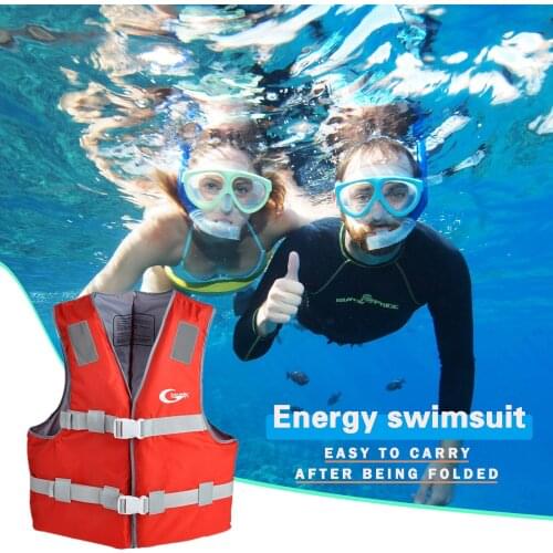 Life Jacket Adjustable Life Jacket Vest Adult Water Sports Rowing Jacket Kayak Buoyancy Water Sports Outdoor Swimming Vest