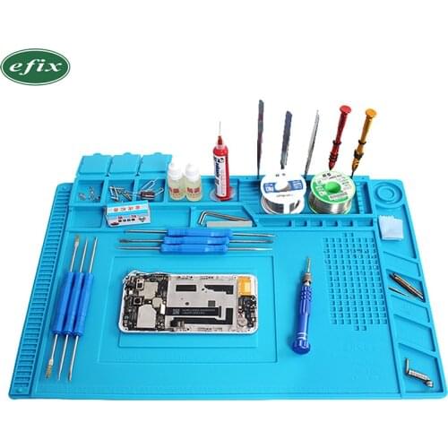 Heat-resistant BGA Soldering Station Soldering Pad Silicone Heat Gun Insulation Pad Repair Tools Maintenance Platform Desk Mat