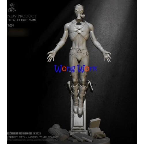 Wong Work Unpainted Resin H75mm 1/24 Unassembled Garage Kits GK Model Kit Figure TD-2657