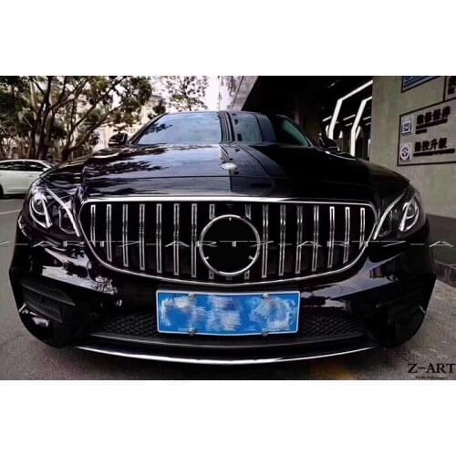 Z-ART new AMG front grille for Mercedes Benz E CLASS W213 2016-2018 AMG GT front grille for E CLASS W213 free shipping