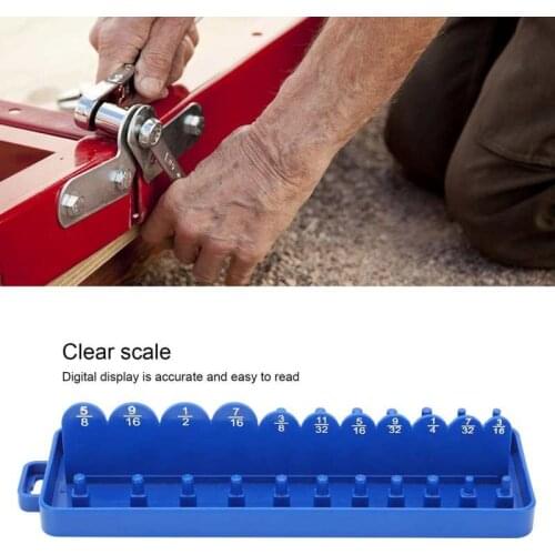 Countersink Drill Bits 1/4in Socket Storage Polypropylene Case Insert Row Rail Hanger Placing Repairing Tool Drill Bit Adapter