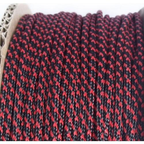1-20M 3-50mm Black-red Cable Sleeves Snakeskin Mesh Wire Protect Nylon Tight PET Expandable Insulation Sheathing Braided Pipe