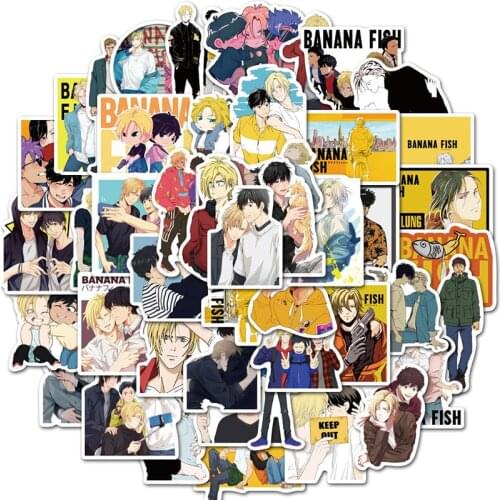 10/30/50pcs/pack Japanese anime BANANA FISH Stickers For Motorcycle Notebook Computer Car Childrens Toys Decal Refrigerator Box