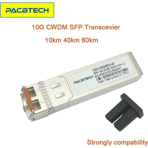 10G SFP Transceiver CWDM 1470,1490,1510,1530,1550,1570nm,10G CWDM-SFP-ER/ZR DDM Dual LC CWDM SFP+ Transceiver Module