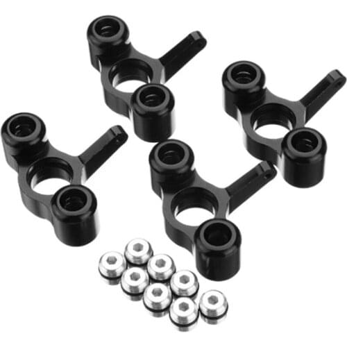 4Pcs Metal Steering Knuckles Hub Carrier Block EA1003 for JLB Racing CHEETAH 1/10 RC Car Monster Truck Upgrade Parts
