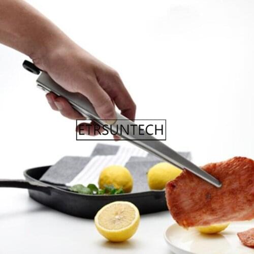50pcs Stainless Steel Food Tongs Kitchen Utensils Buffet Cooking Tool Bread Clip Pastry Clamp Barbecue Kitchen Tongs