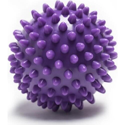 6 color PVC Hand Massage Ball PVC Soles Hedgehog Sensory Training Grip Balls Portable Physiotherapy Catch Hard Fitness 7cm
