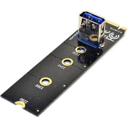 NGFF M.2 To PCI-E X16 Slot Adapter Card Mining Pcie Adapter Card VGA Extension Cable Mining Machine Mining Adapter Card Adapter