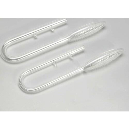 Aquarium Fish Tank Lily Violet In Clear Glass Pipe 13/17mm Tube Aquarium Plant Tank Filter Accessory With Suction Cups Set