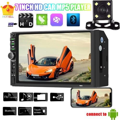 Car Radio 2 Din Car Stereo 7" Inch Touch Screen Rear View Camera Autoradio MP5 Car Player HD Stereo car audio speakers 12v MP5