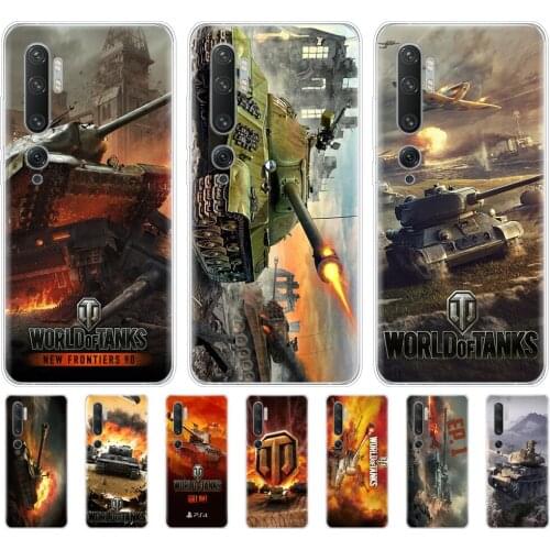 Silicon phone case for redmi 8a 8 for xiaomi redmi note 8 PRO 8T 9S for xiaomi mi 10 pro mi NOTE 10 PRO MI 9 lite world of tanks