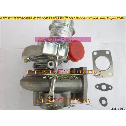 GT2052S 727266-5003S 452301-5003S 727266 452301 2674A328 2674A393 Turbo For Perkin Industrial For JCB 3CX 4CX Off Highway T4.40