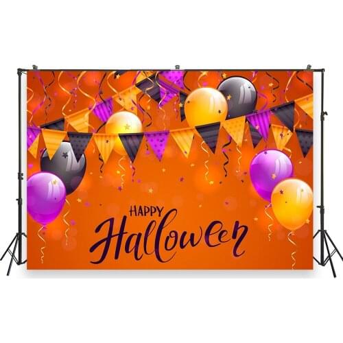 HUAYI Photography Backdrops Halloween Day Celebration Party Decor Photo Background Newborns Baby Studio Halloween BackdropW-7399