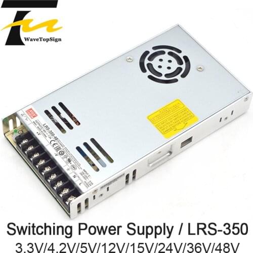 Meanwell LRS-350 Switching Power Supply 350W Output DC 5V 12V 24V 36V 48V use for CNC Router Engraving Machine