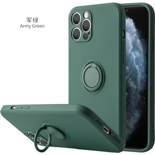 Ring Phone Holder Silicone Case For Xiaomi Redmi Note 10 Pro Max Liquid Soft Coque Phone Bags Case Redmi Note 10 Pro Cover Funda