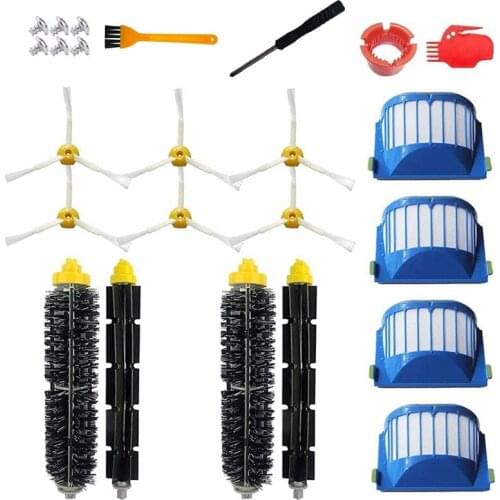 Replacement Parts Kit for IRobot Roomba Accessories 600 Series 690 670 675 680 650 630 Vacuum Cleaner Replenishment Kit