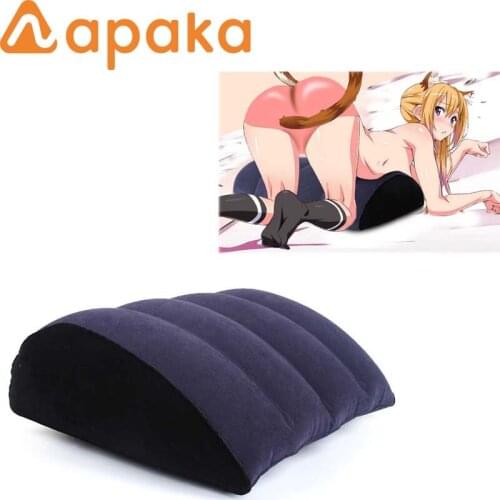 Inflatable Sex Wedge Pillows Swing Sofa Love Chair Position Fixed Sex Furnitures Erotic Pad Bed Adult Sex Toys for Couples