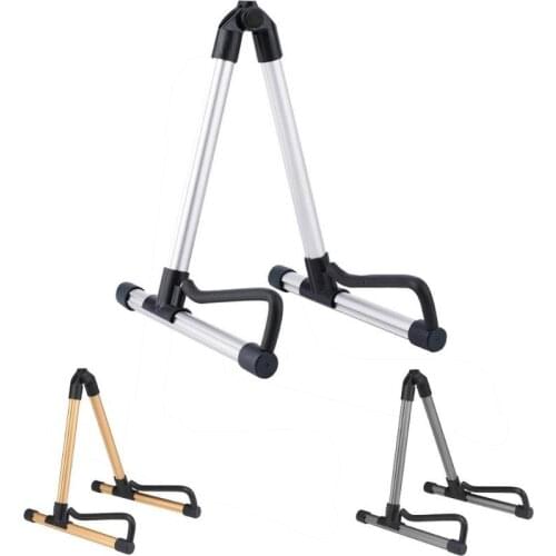2019 New Professional Electric Guitar Stand Universal Folding Stand A-Frame Musical Rack Holder Guitar Accessories