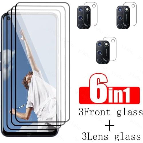 Full cover lens flim For OPPO A52 Tempered safety clear Glass On OPO orro A 52 a52 Phone Screen 2.5D Protector Protective Film