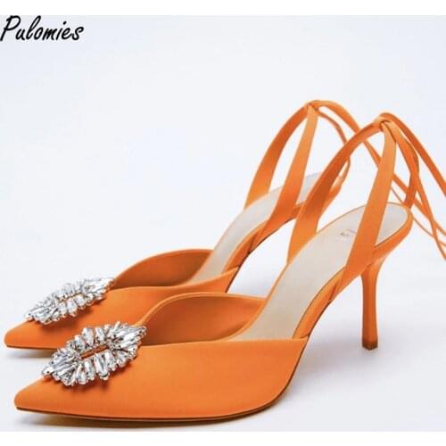 PULOMIES Women's Stiletto Heels