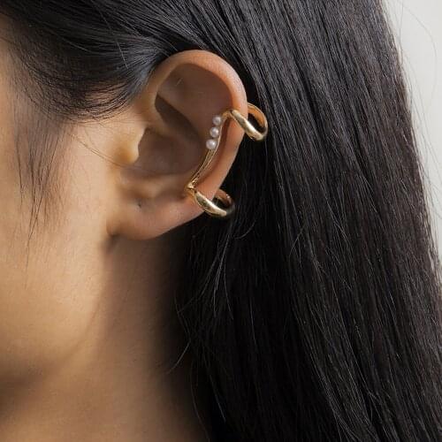 Beautiful Women Ear Clip Restoring Ancient Ways Is Ear Hole Irregular Cool Temperament Contracted Ear Bones Clip Earrings