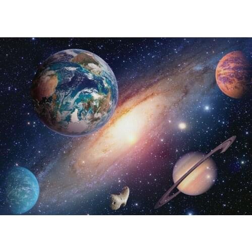 Solar System Space Cosmos Silk Poster Wall Sticker Decoration Gift