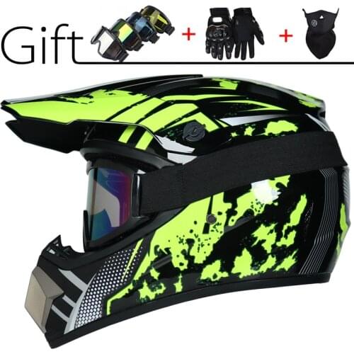 Downhill Mountain Road Bike Helmet Off Road Professional ATV Cross Helmets MTB DH Racing Classic Motorcycle Mens DOT Moto Helmet
