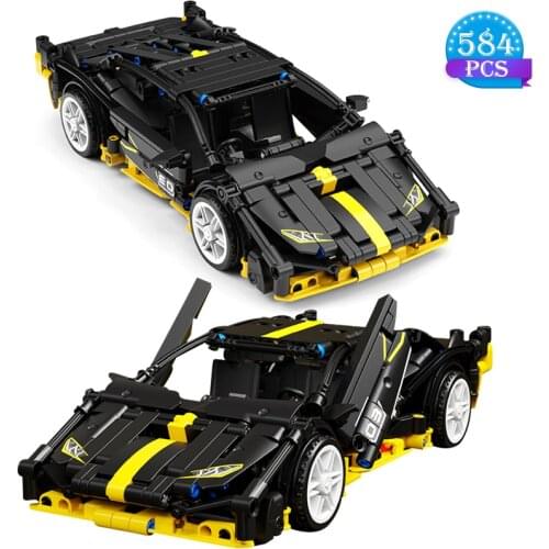 Technical Creation Famous Racing Car Assembly Building Blocks Ideas Sports Cars Bricks Childrens Education Set Toys Boys Gifts