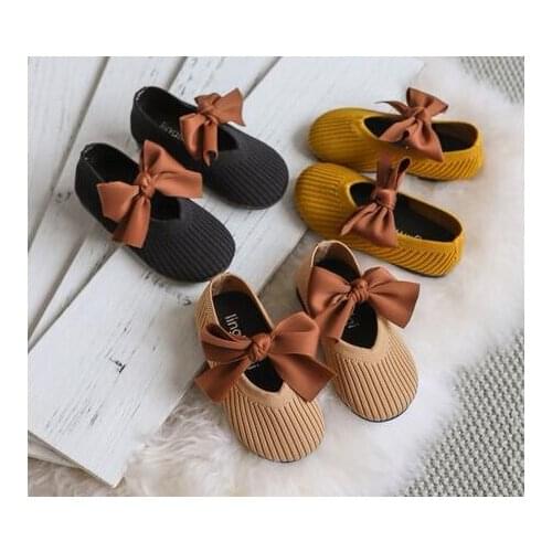 2021 new spring and autumn kids princess shoes girls big bow artificial leather girls party shoes fashion casual kids shoes