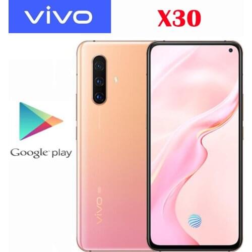 Official Original Vivo X30 5G Mobile Phone Exynos 980 Android 9.0 6.44" 2400x1080 8G 128G 64.0MP 20x Zoom Face ID Fingerprint