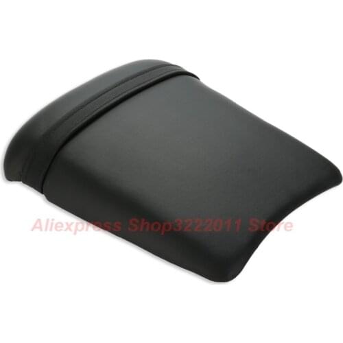 Motorcycle Rear Leather Pillion Passenger Seat Black Back Cusion Cover For YAMAHA YZF-R1 YZF R1 2002 2003